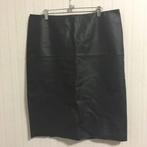 Leather Skirt by Newport News, Size 16
